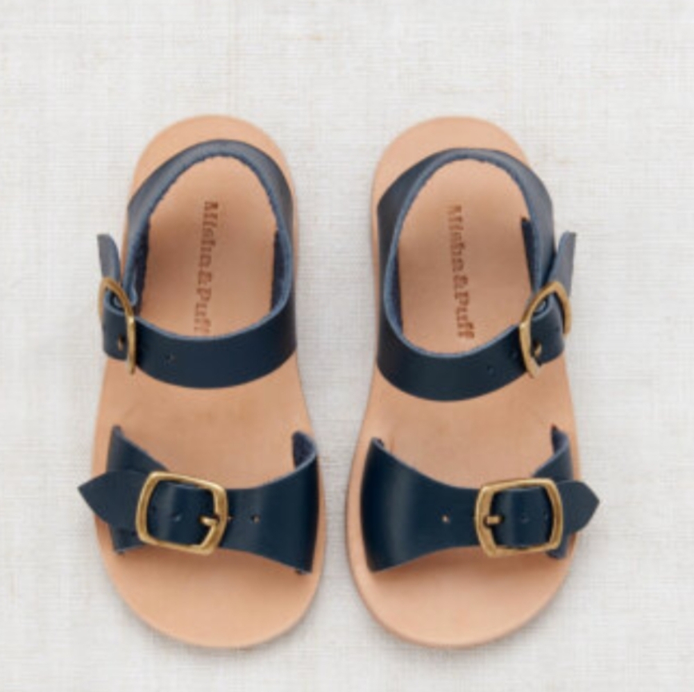 Misha & Puff Buckled Leather Sandals - Picture 2 of 2
